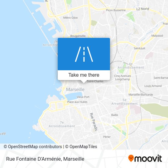Rue Fontaine D'Arménie map