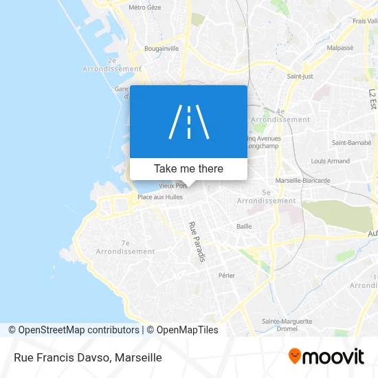 Rue Francis Davso map