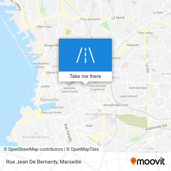 Rue Jean De Bernardy map