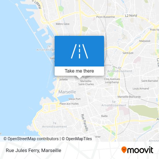 Rue Jules Ferry map