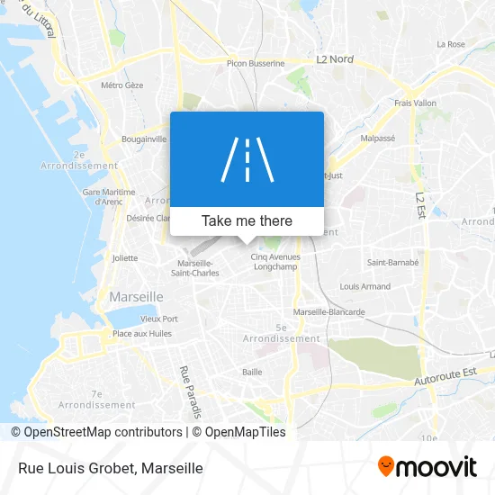 Rue Louis Grobet map