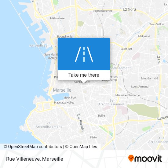 Rue Villeneuve map