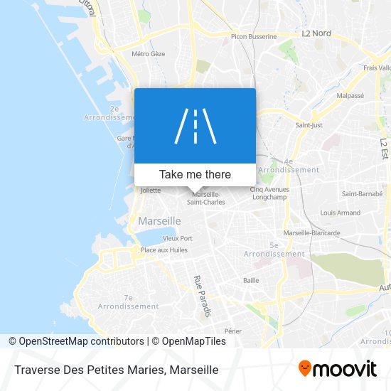 Traverse Des Petites Maries map