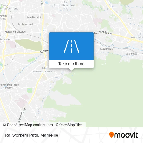 Chemin Des Cheminots map