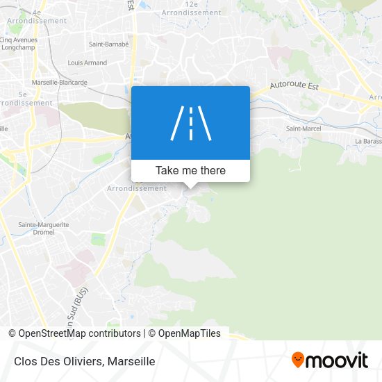 Clos Des Oliviers map