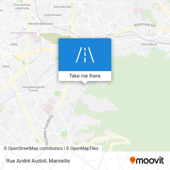 Rue André Audoli map
