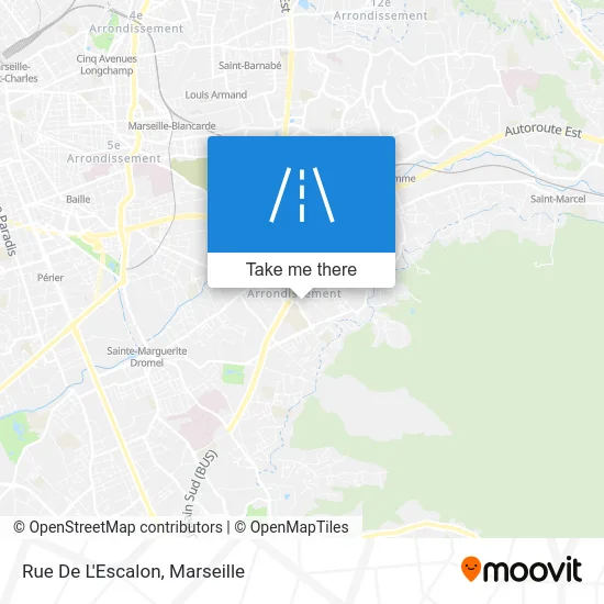 Rue De L'Escalon map