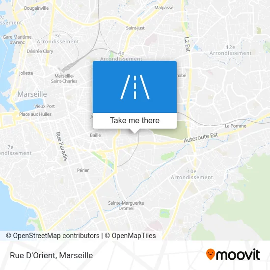 Rue D'Orient map