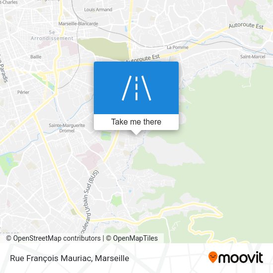 Rue François Mauriac map