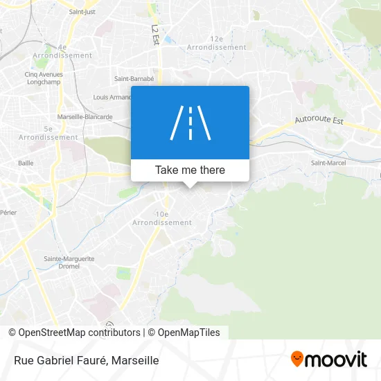 Rue Gabriel Fauré map