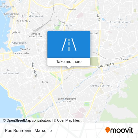 Rue Roumanin map