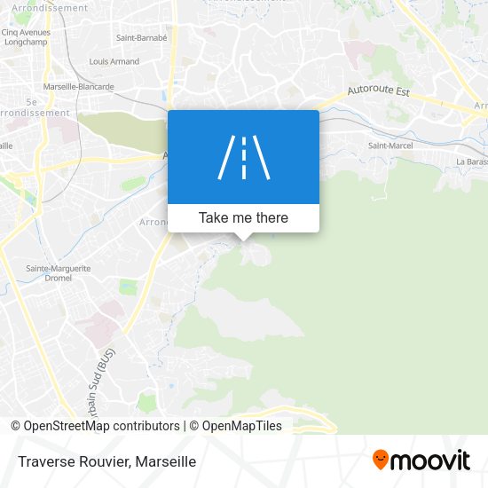 Traverse Rouvier map