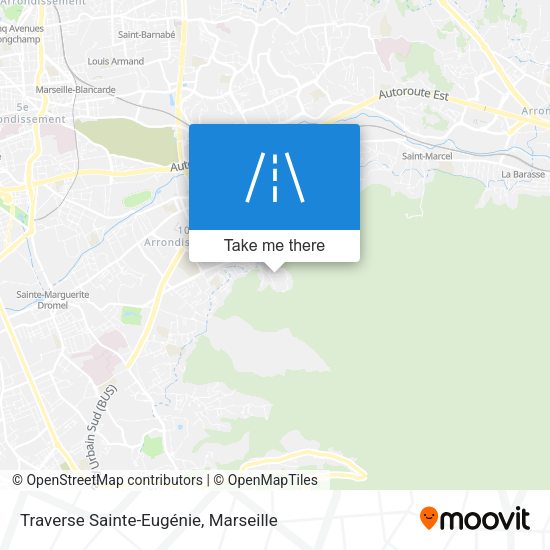 Traverse Sainte-Eugénie map