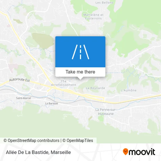 Allée De La Bastide map