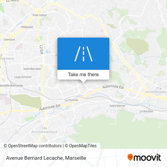 Avenue Bernard Lecache map