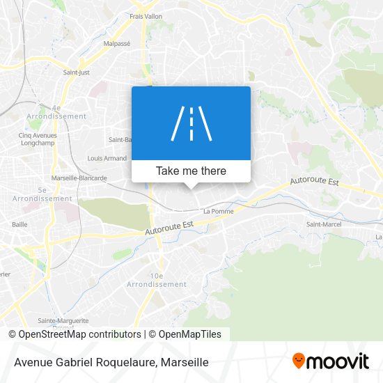 Avenue Gabriel Roquelaure map