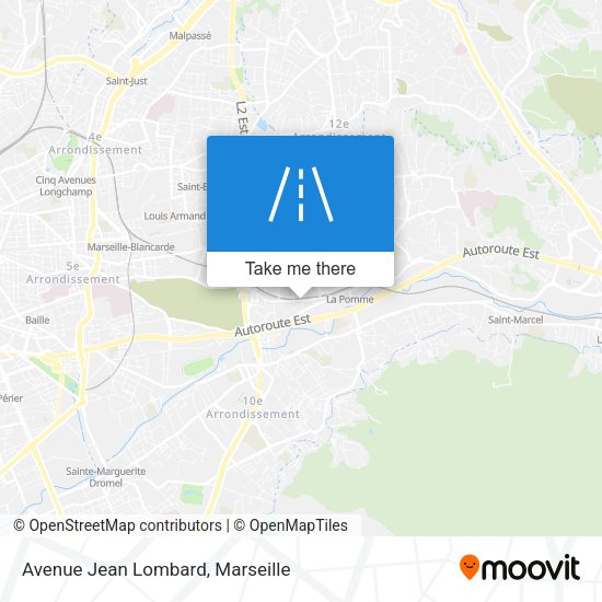 Avenue Jean Lombard map