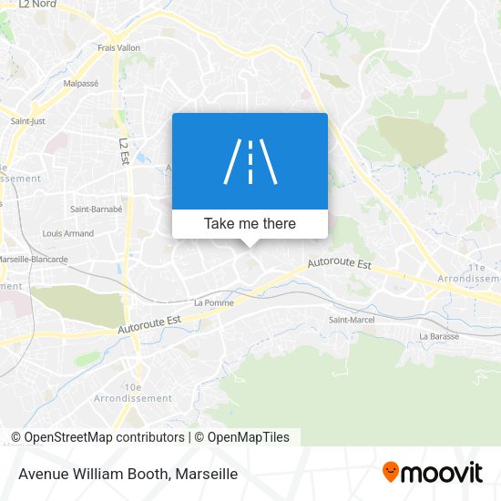Avenue William Booth map