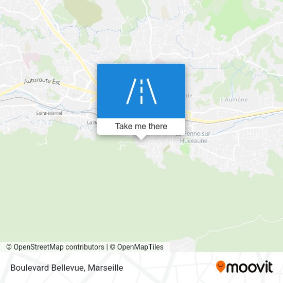 Boulevard Bellevue map