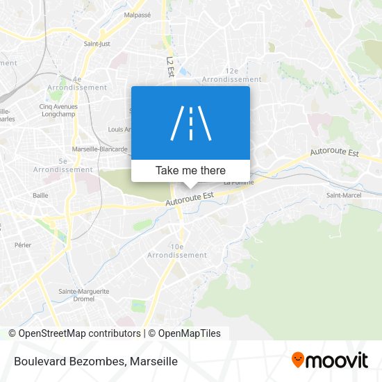 Boulevard Bezombes map