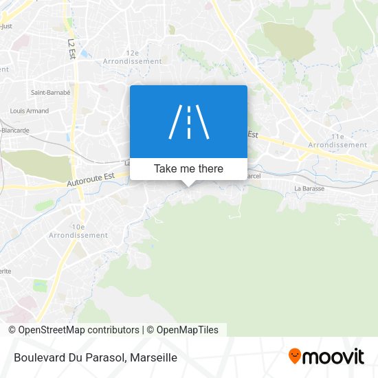 Boulevard Du Parasol map