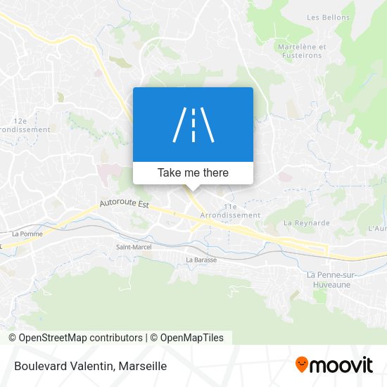 Boulevard Valentin map