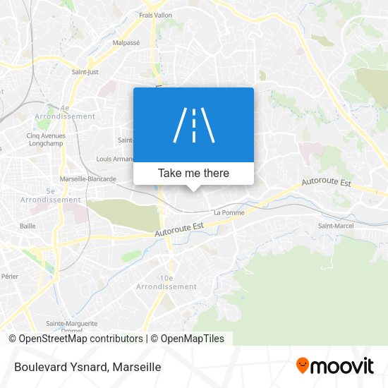 Boulevard Ysnard map