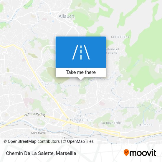 Chemin De La Salette map