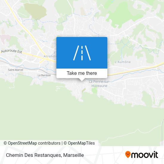 Chemin Des Restanques map