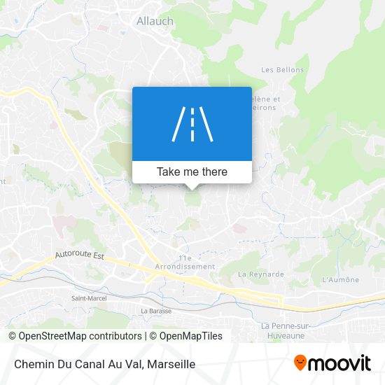Chemin Du Canal Au Val map