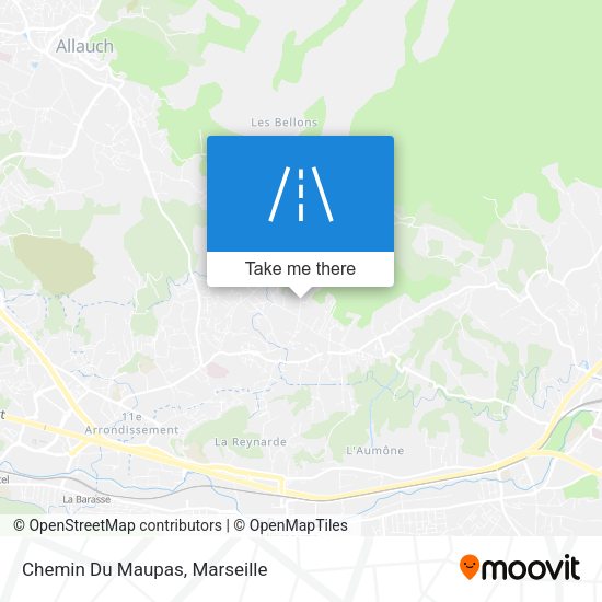 Chemin Du Maupas map