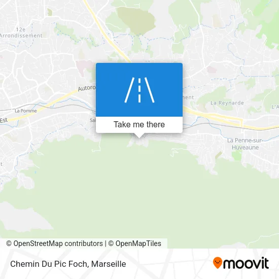 Chemin Du Pic Foch map
