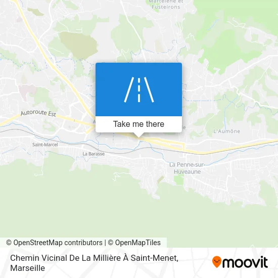 Chemin Vicinal De La Millière À Saint-Menet map