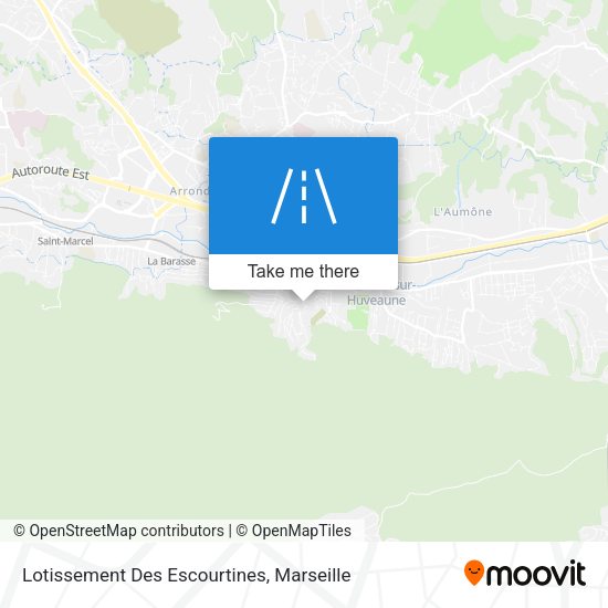 Lotissement Des Escourtines map