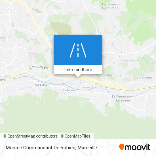 Montée Commandant De Robien map