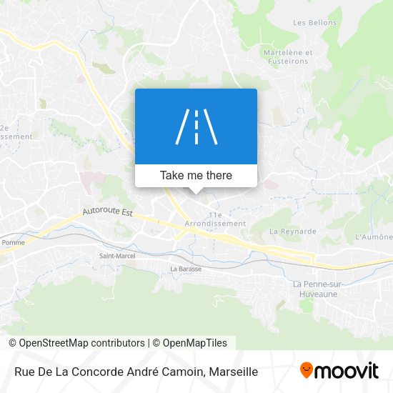 Rue De La Concorde André Camoin map