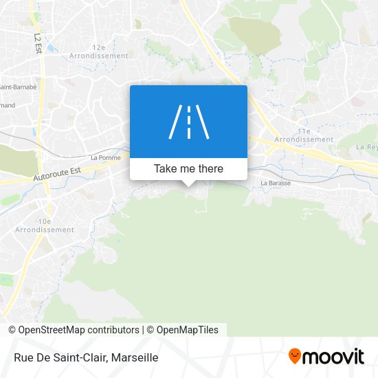Rue De Saint-Clair map