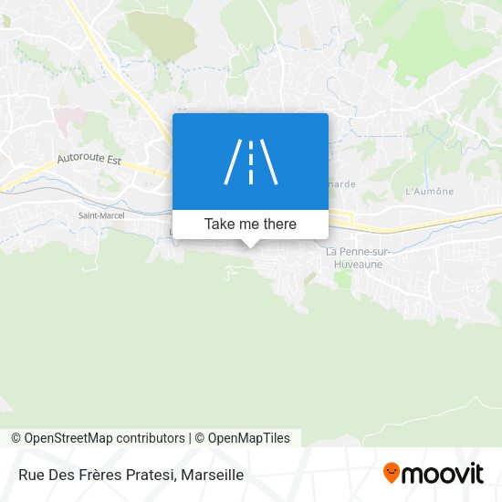 Rue Des Frères Pratesi map