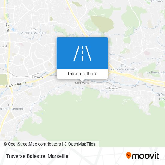 Traverse Balestre map