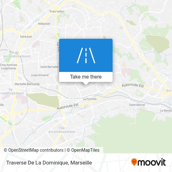 Traverse De La Dominique map