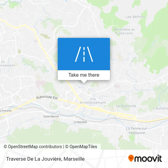 Traverse De La Jouvière map