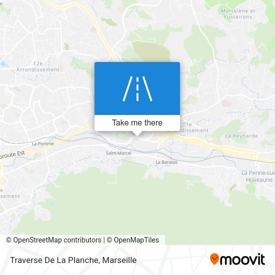 Traverse De La Planche map