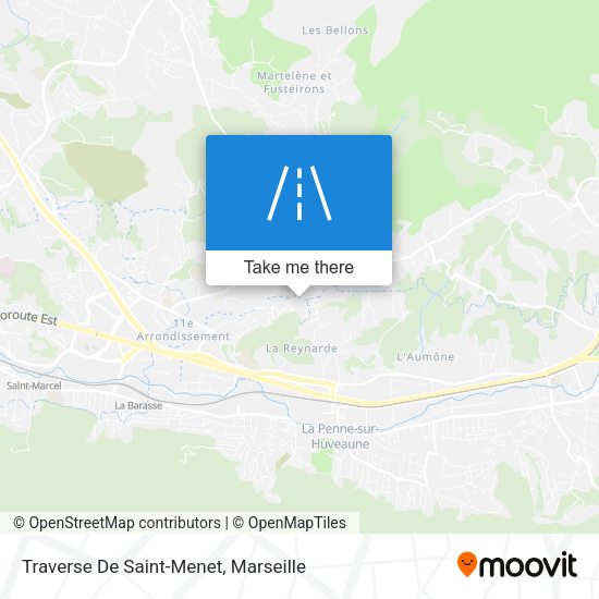 Traverse De Saint-Menet map