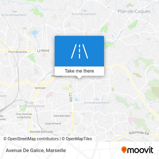 Avenue De Galice map
