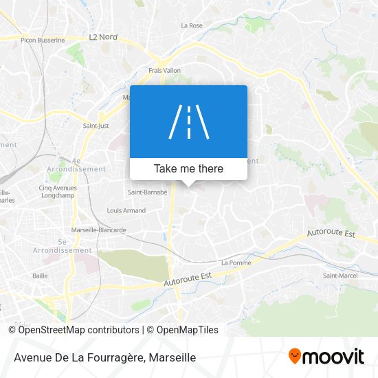 Avenue De La Fourragère map