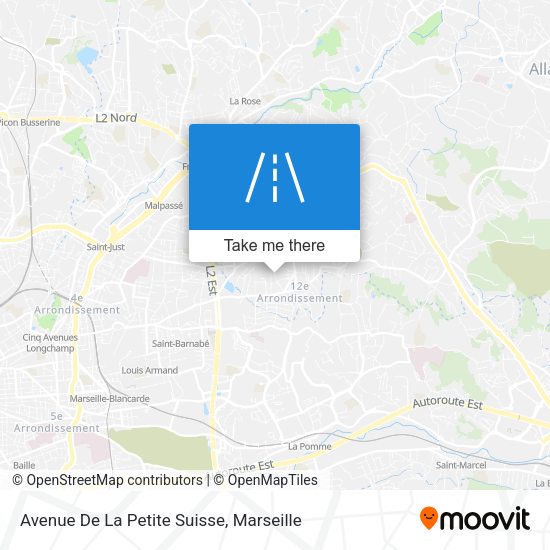 Avenue De La Petite Suisse map