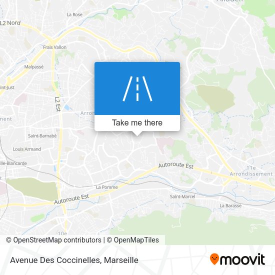 Avenue Des Coccinelles map