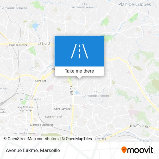 Avenue Lakmé map