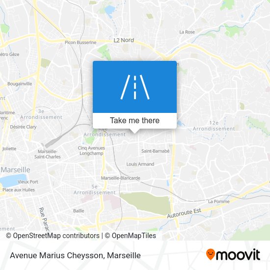 Avenue Marius Cheysson map