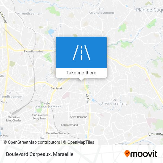 Boulevard Carpeaux map